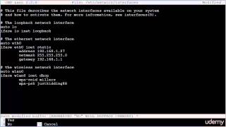 023 Basic networking ifconfig ifup ifdown etc network interfaces [upl. by Nue470]