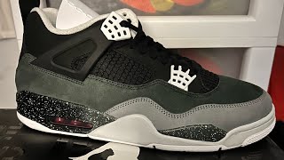 Air Jordan 4 FEAR from SHOE PALACE 🔥🔥REVIEW🔥🔥 [upl. by Soalokin675]