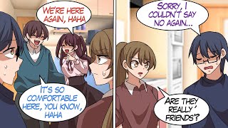 Manga Dub Annoying Friends Keep Crashing Our Newlywed Life—Enough is Enough RomCom [upl. by Favien]