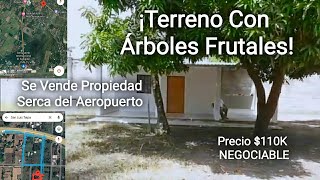 SE VENDE un terreno con CASITA cerca del Aeropuerto de ElSalvador 11000000 Neg [upl. by Adleme5]