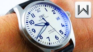 IWC Pilot’s Watch Mark XVIII SILVER DIAL IW327012 Luxury Watch Review [upl. by Hallsy]