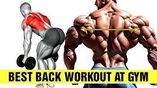 6 Best Back Workout At Gym [upl. by Fontes]