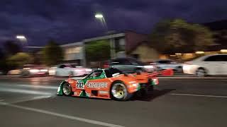 Mazda 767B Driving on City Streets  Adelaide Motorsport Festival 2024 [upl. by Bower]