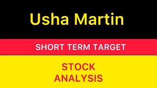 USHA MARTIN LTD STOCK TARGET ANALYSIS 🟣 USHA MARTIN STOCK NEWS  USHA MARTIN CRASH STOCK 291024 [upl. by Weinrich805]