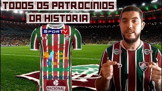 TODOS OS PATROCÍNIOS DA HISTÓRIA DO FLUMINENSE  LISTAS 16 [upl. by Orel]