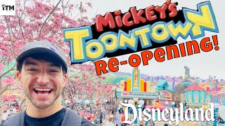 TOONTOWN REOPENS • Disneyland • 100 Year Celebration • 2023 [upl. by Zeugirdor524]