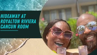 Hideaway at Royalton Riviera Cancun Room Tour [upl. by Eillehs]