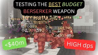 TESTING THE BEST BERSERKER WEAPON  Hypixel Skyblock [upl. by Low]