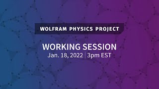 Wolfram Physics Project Working Session Tuesday Jan 18 2022 Metamathematics [upl. by Yevreh]