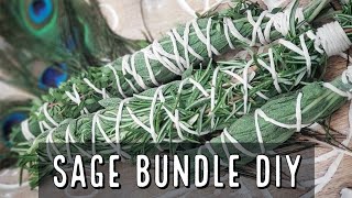 How to Make Your Own Sage Bundle Sticks [upl. by Nhguahs447]