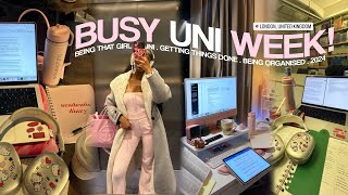 immersive study vlog 🧚🏾‍♀️ balancing busy uni days pro tips amp student success at london college [upl. by Auqinimod]