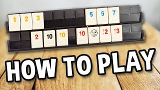 how to play RUMMIKUB official gameplay and rules  SPIELREGELN TV [upl. by Aidne]