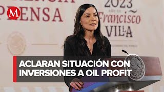 quotFalso que AMLO invite a invertir en plataforma Oil Profitquot Vilchis [upl. by Annig]