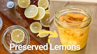 How to Make Preserved Lemons with Just Lemons amp Salt  Easy Moroccan Condiment [upl. by Sigismund]