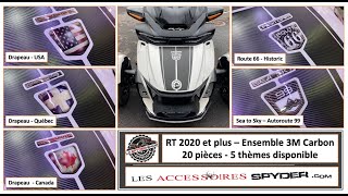 RT 2020 et plus  Ensemble de Carbon 3M Vinyl Wrap  20 pcs  5 thèmes disponible  La Spyder Shop [upl. by Alyled]