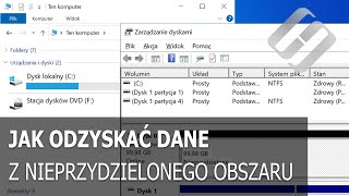 🛠️ Odzyskiwanie danych z nieprzydzielonej lub nieoznaczonego obszaru dysku twardego 🖥️ [upl. by Anella]