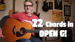 OPEN G Tuning  22 Chords You Must Try Today [upl. by Patt]