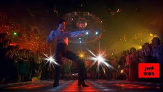 John Travolta Dancing in the Movie Saturday Night Fever [upl. by Reemas]