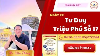 Ngày 23 Tư Duy triệu Phú số 17 Đọc và phân tích sách Bí mật tư duy triệu phú [upl. by Novyar]