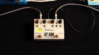 Fulltone GT500 OverdriveBoost and Distortion Demo [upl. by Gosney]