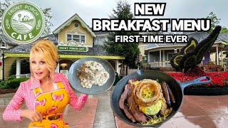 Dollywoods Front Porch Cafe NEW First Breakfast Menu Ever Review [upl. by Gnilhsa]