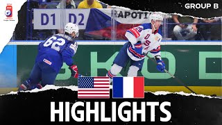 Highlights  USA vs France  2024 MensWorlds [upl. by Nuarb]