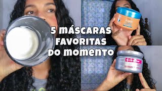 MÁSCARAS FAVORITAS DO MOMENTO  máscaras de hidratação e nutrição [upl. by Ludovick]