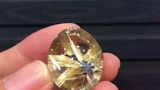 The best quality rutilated quartz crystal [upl. by Mel]