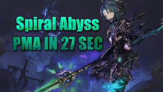 27 SEC XIAO C6 VS PMA Spiral Abyss 33 1211 [upl. by Skipton]