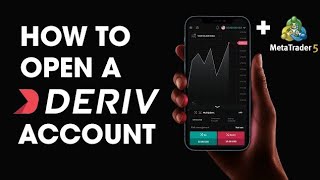 HOW TO CREATE A REAL DERIV TRADING ACCOUNT  LINK MT5 [upl. by Darraj]