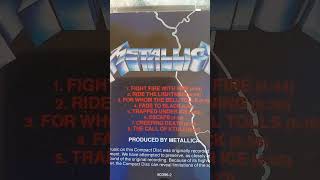 Metallica  Ride the lightning CD [upl. by Bickart999]