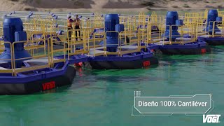 VOGT  Serie VCB Soluciones Flotantes para Recuperación de Aguas  3D [upl. by Isewk]