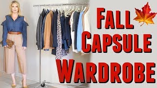 FALL CAPSULE WARDROBE tips from a stylist [upl. by Festa]