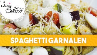 SPAGHETTI GARNALEN  Sonja Bakker recept [upl. by Robbie684]