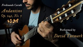 Ferdinando Carulli  Andantino Op 241 No 5  Kenny Hill Heritage Model Classical Guitar [upl. by Jobi]