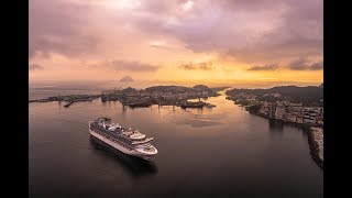 TW 空拍 4K  藍寶石公主 郵輪 Sapphire Princess Cruise From Above 2017 [upl. by Nur]