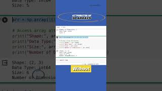 What are the attributes of a 2D Array [upl. by Nysilla]