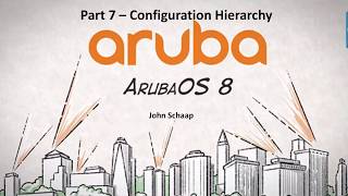 ArubaOS 82 Series Part 7  Configuration Hierarchy [upl. by Cowey]