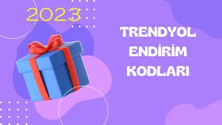 Trendyol endirim kodları 2023 [upl. by Atnovart490]