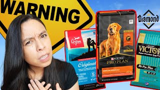 The 4 TOP Dog Foods to AVOID 😳 Purina Orijen Victor and Diamond [upl. by Deelaw]