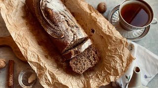 Easy Banana Bread Recipe  Moist and Delicious 🍌 [upl. by Ainet]