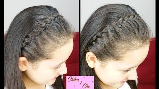 Diadema con trenzas 2 Opciones  Peinados Fáciles y Rápidos  Trenza Diadema [upl. by Mosera584]