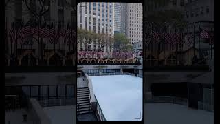 Rockefeller Christmas Tree arrived 🎄 christmastreenyc rockefellercenter [upl. by Tenney]