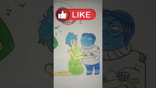 Which one is real face of joy from inside out 2insideout2 art shorts [upl. by Fusuy]