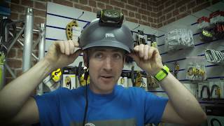 Fitting a Petzl Vizor And Vizor Protector to a VertexStrato [upl. by Revart113]