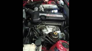 Toyota 3sge Beams swapped BMW E30 first start [upl. by Alieka339]