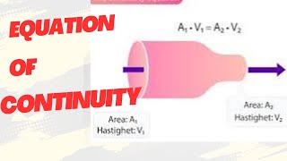 Equation of continuity  Volume flow rate  Mass flow rate  Fluids dynamics [upl. by Saretta]