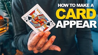 How To Make A Card Appear Instantly Card Magic Tutorial [upl. by Retepnhoj]