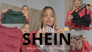 Haul SHEIN ropa deportiva ✨️ [upl. by Ahsienal]