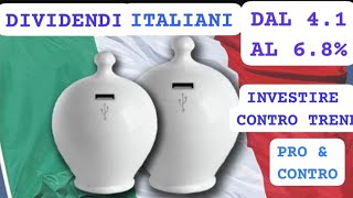 🇮🇹4 AZIONI A BUON PREZZO💶CHE FARE dividendi ftsemib finanza soldi azioni trading [upl. by Aiekan238]